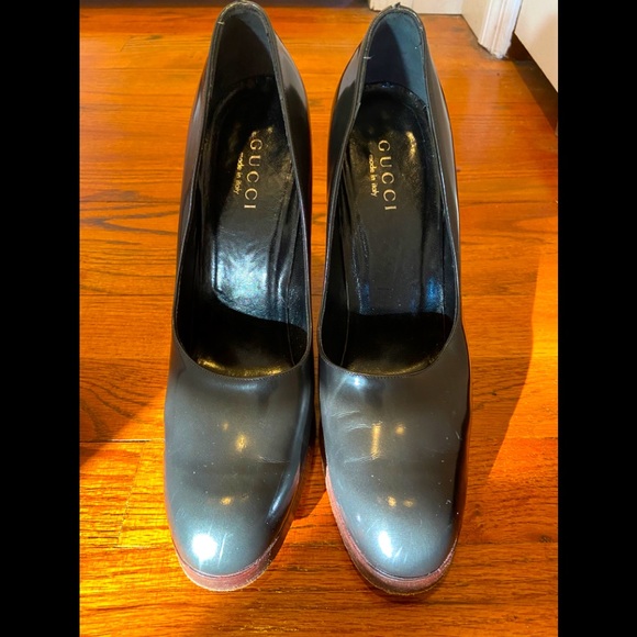 GUCCI Authentic platform Chrome Heels!!!!! - Picture 2 of 10